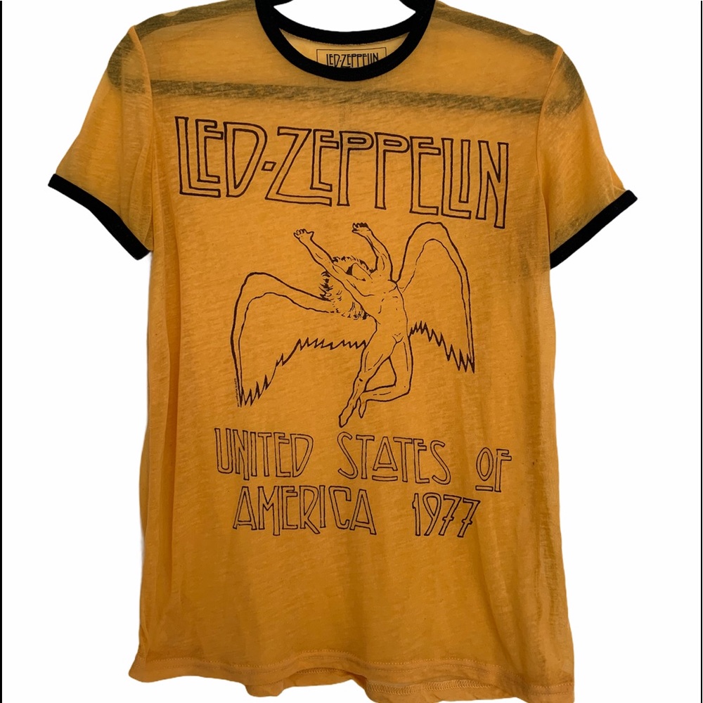Led Zeppelin vintage t-shirt rock tee band